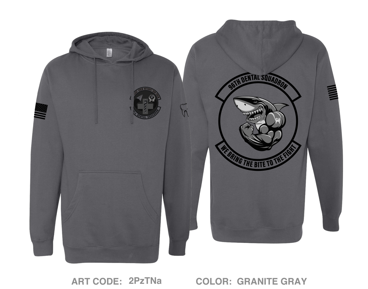 96th Dental Squadron Comfort Unisex Hooded Sweatshirt - 2PzTNa