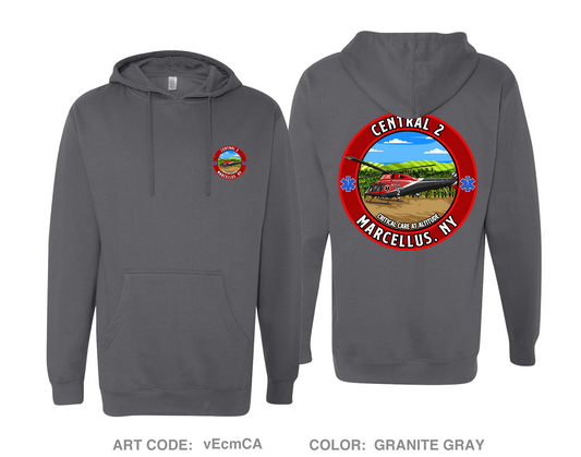 Mercy Flight Marcellus Central 2 Comfort Unisex Hooded Sweatshirt - vEcmCA