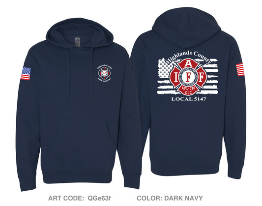 Highlands County Professional EMS & Firefighters Local 5147 Comfort Unisex Hooded Sweatshirt - QGe63f