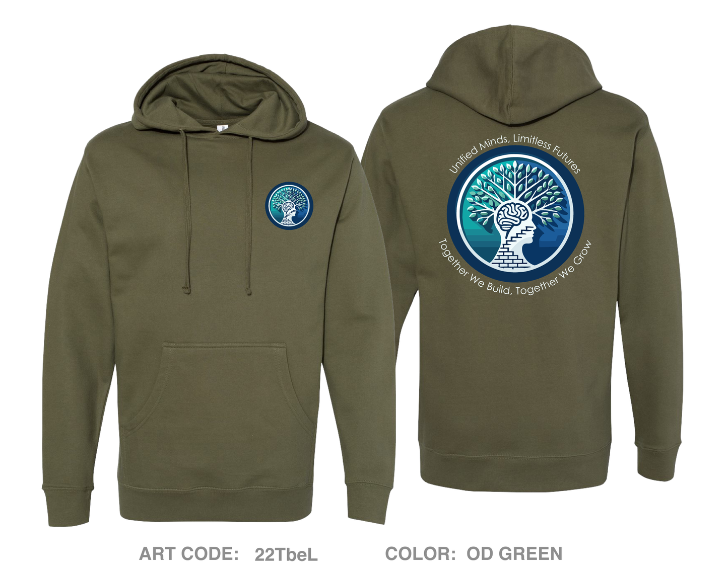 2025 Equal Opportunity Worldwide Comfort Unisex Hooded Sweatshirt - 22TbeL