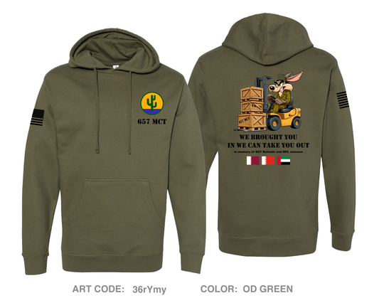 657 Mct Comfort Unisex Hooded Sweatshirt - 36rYmy