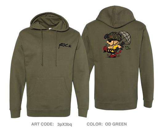C Co 1-508 PIR, 3 BCT, 82nd ABD Fundraising Collection Comfort Unisex Hooded Sweatshirt - 3pX3bq