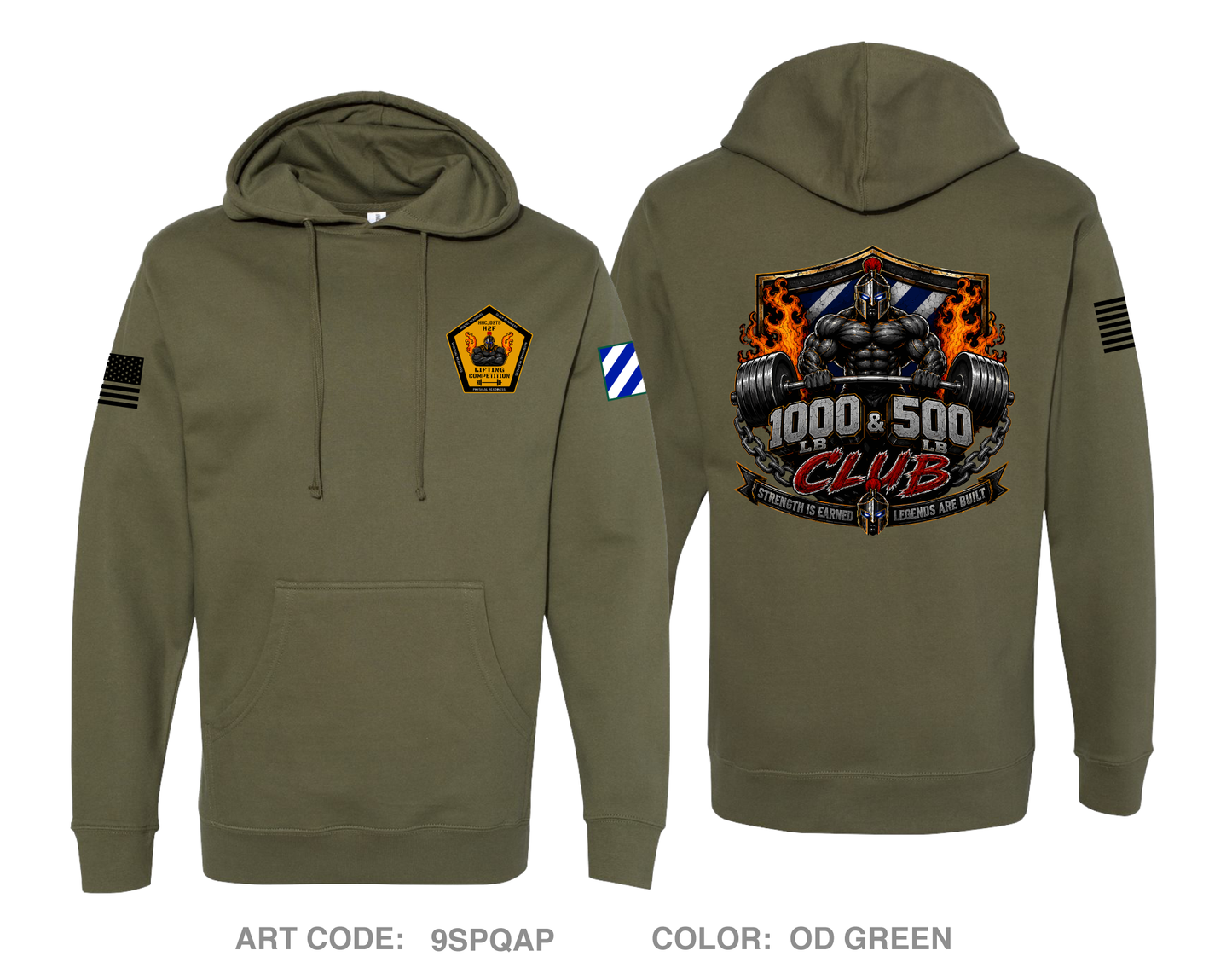 HHC, DSTB, 3DSB Comfort Unisex Hooded Sweatshirt - 9SPQAP