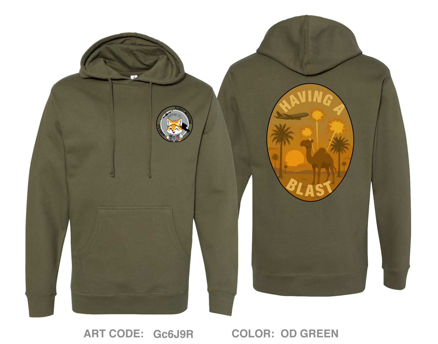Flight Med Comfort Unisex Hooded Sweatshirt - Gc6J9R