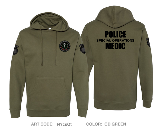 Muscogee Creek Nation Tactical medical Comfort Unisex Hooded Sweatshirt - NYcsQt