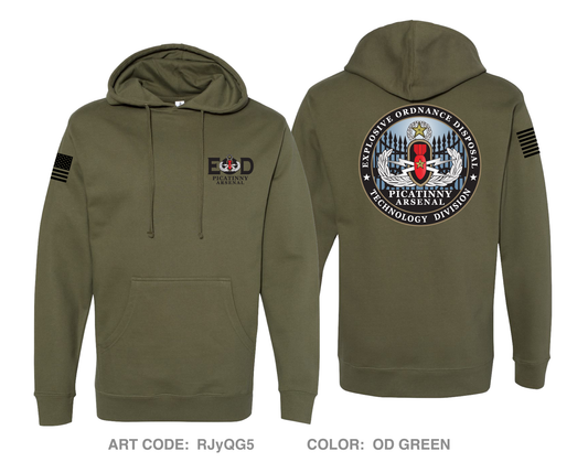 Explosive Ordnance Disposal Technology Division (EOD) Comfort Unisex Hooded Sweatshirt - RJyQG5