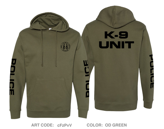 EPD K9 Comfort Unisex Hooded Sweatshirt - cFzPvV