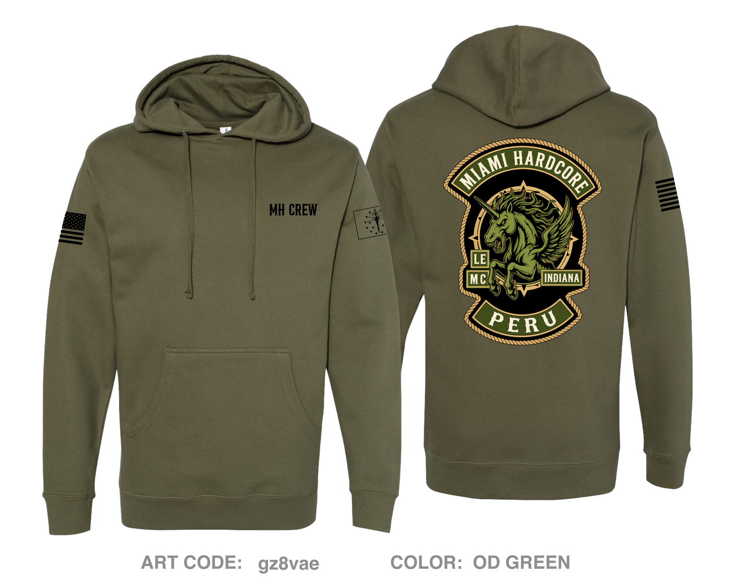 Miami Comfort Unisex Hooded Sweatshirt - gz8vae