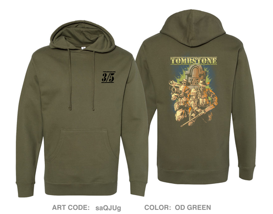 CAAT 1 Tombstone Comfort Unisex Hooded Sweatshirt - saQJUg