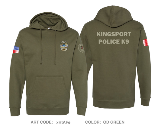 Kingsport Police Department Comfort Unisex Hooded Sweatshirt - xHtAFe