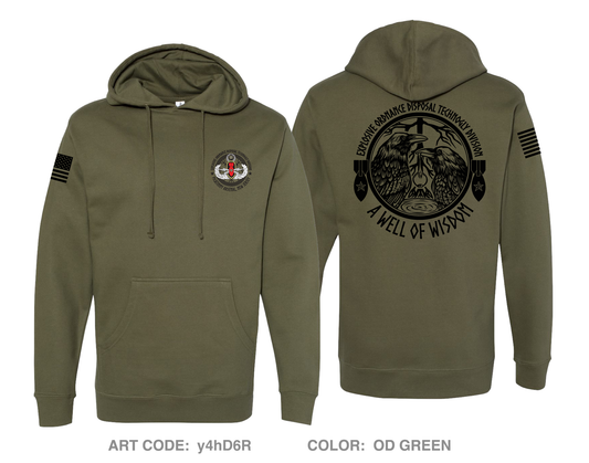 Explosive Ordnance Disposal Technology Division (EOD) Comfort Unisex Hooded Sweatshirt - y4hD6R