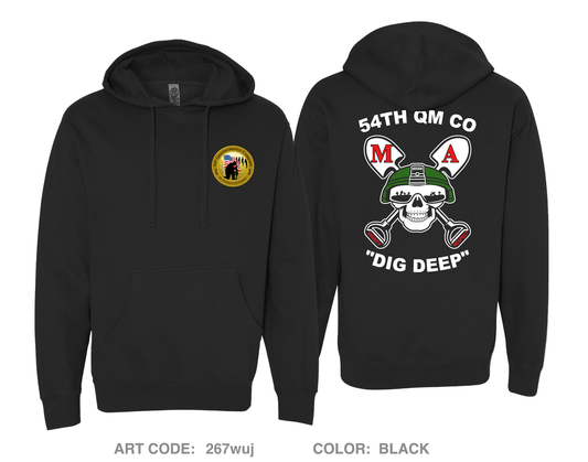 54th QM CO Comfort Unisex Hooded Sweatshirt - 267wuj
