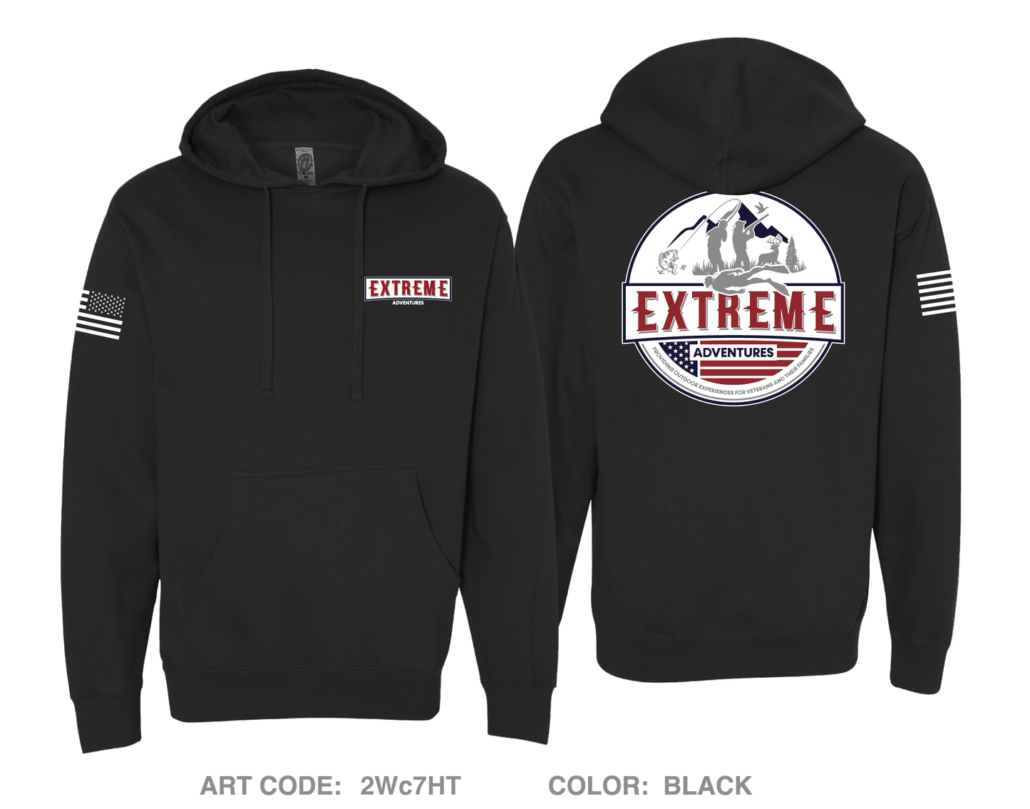 Extreme Adventures Comfort Unisex Hooded Sweatshirt - 2Wc7HT