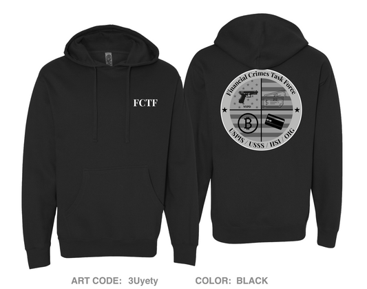 Financial Crimes Task Force Comfort Unisex Hooded Sweatshirt - 3Uyety