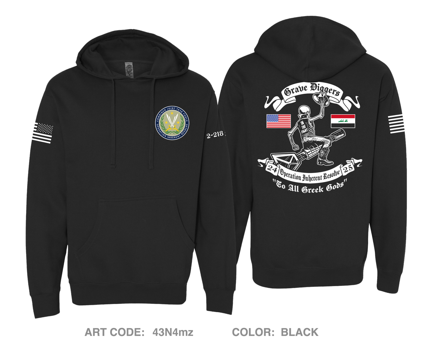 218 FAR Comfort Unisex Hooded Sweatshirt - 43N4mz