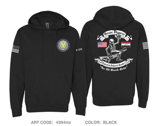 218 FAR Comfort Unisex Hooded Sweatshirt - 43N4mz