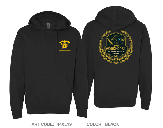 511th Quartermaster Company Comfort Unisex Hooded Sweatshirt - 44XLY9