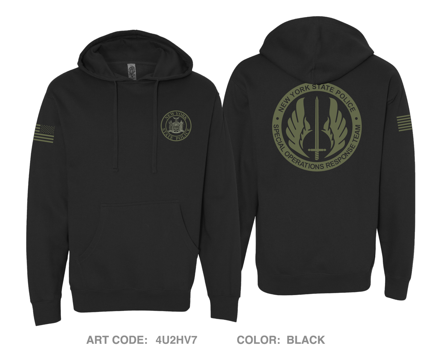 NYSP SORT Comfort Unisex Hooded Sweatshirt - 4U2HV7