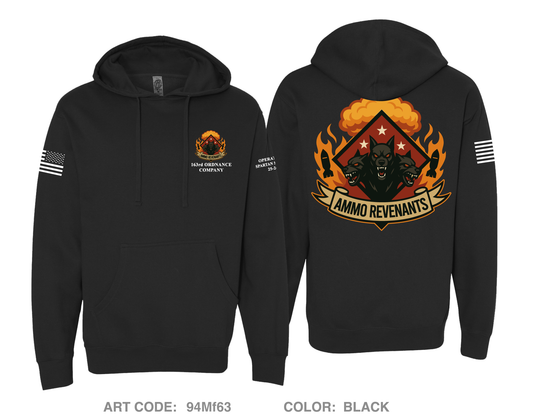 163D Comfort Unisex Hooded Sweatshirt - 94Mf63