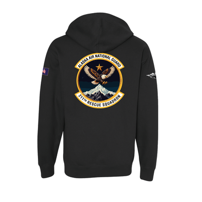 211th Comfort Unisex Hooded Sweatshirt - Air National Guard (Mountain)