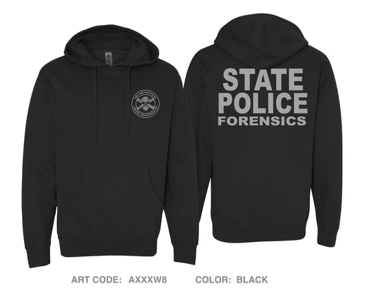 New York State Police - Forensic Identification Unit Comfort Unisex Hooded Sweatshirt - AXXXW8
