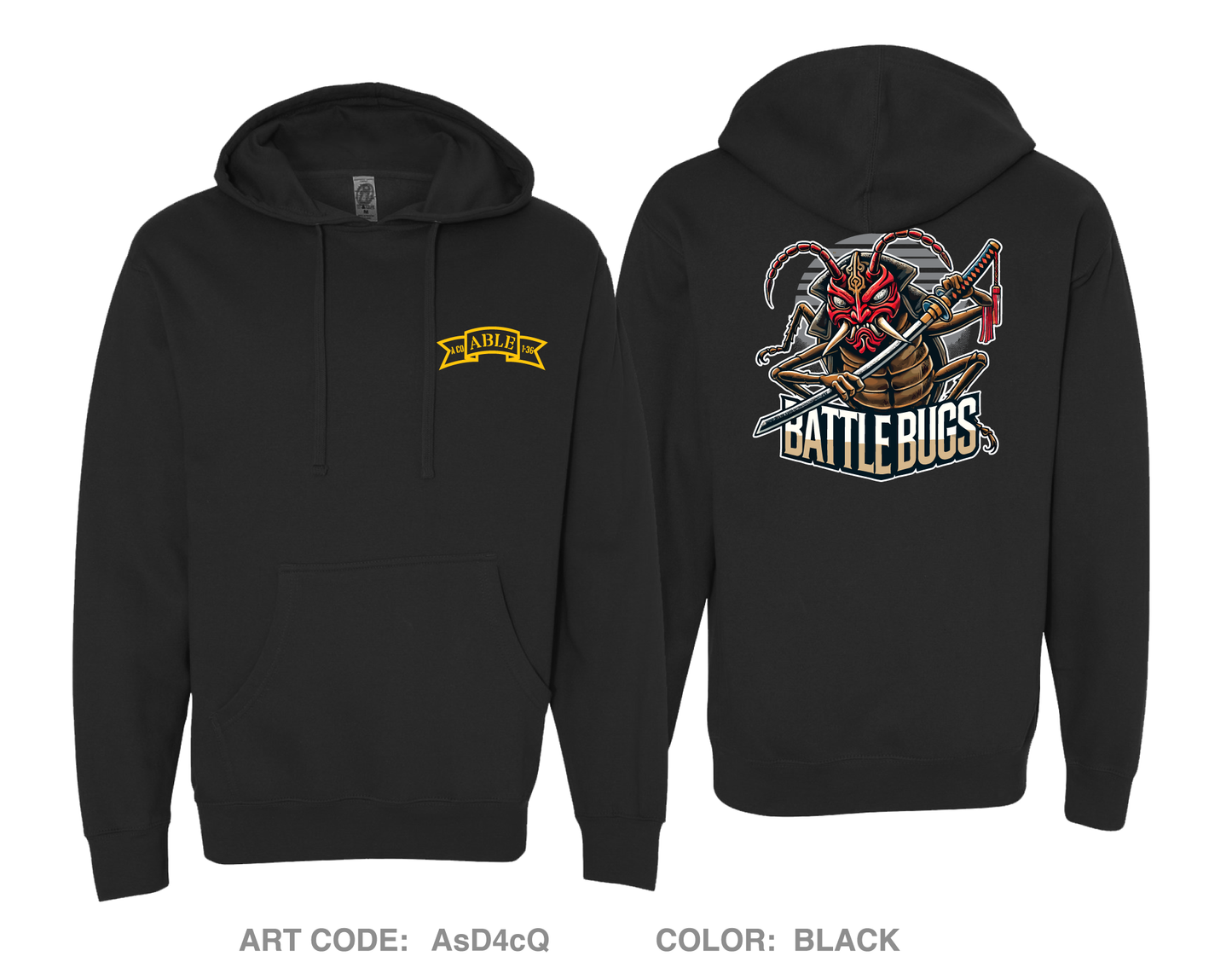 1st platoon, 2nd squad, A co, 1-36 IN Comfort Unisex Hooded Sweatshirt - AsD4cQ