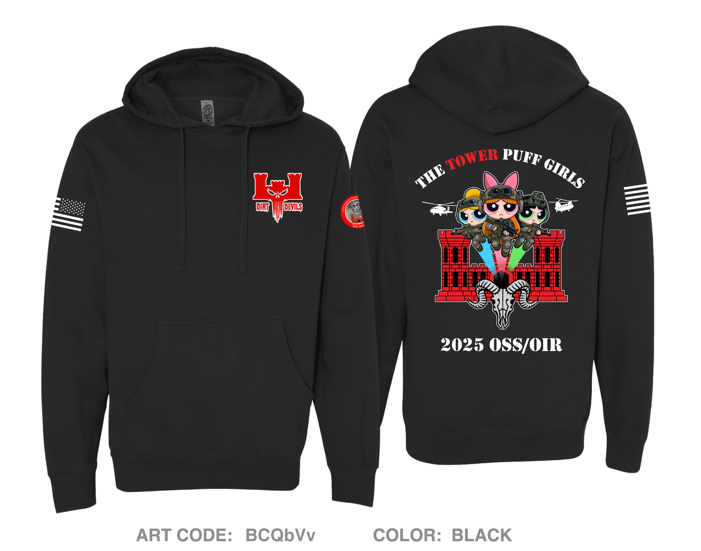 2nd Platoon 277th ECC Comfort Unisex Hooded Sweatshirt - BCQbVv