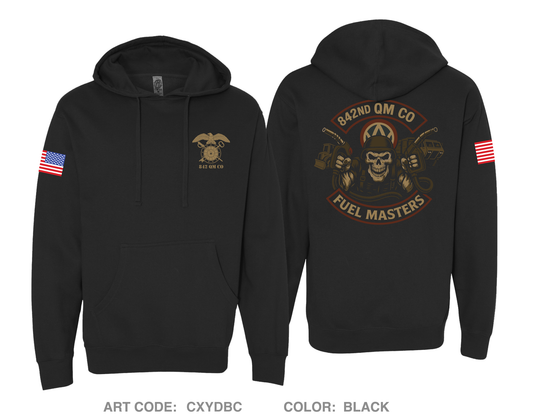 842 QM CO Comfort Unisex Hooded Sweatshirt - CXYDBC