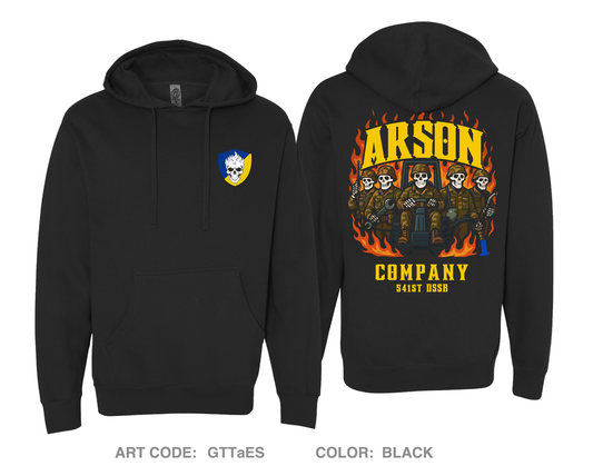 Arson Company Fundraising Collection Comfort Unisex Hooded Sweatshirt - GTTaES
