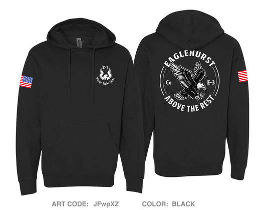 E3 Sandhurst Comfort Unisex Hooded Sweatshirt - JFwpXZ