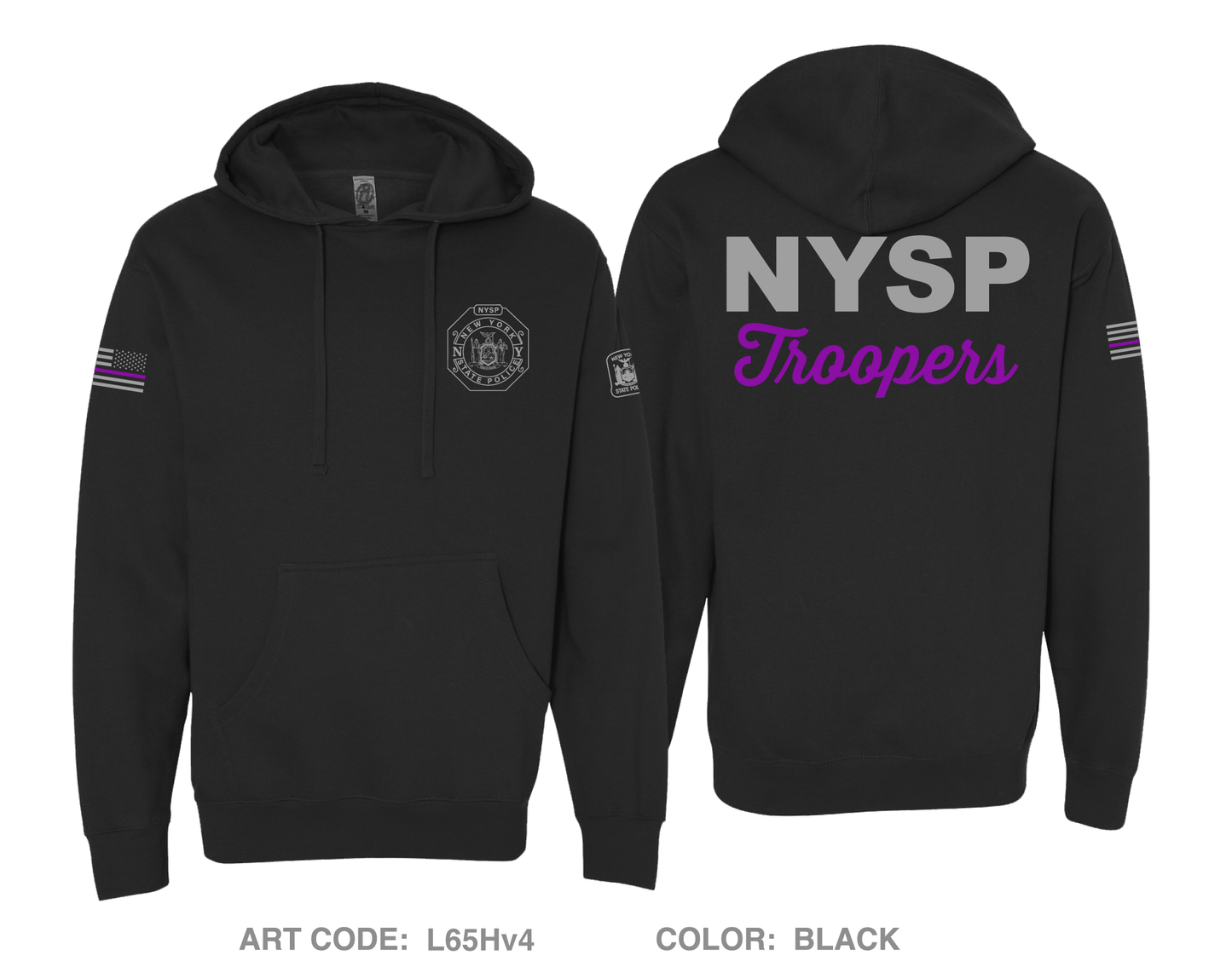 NYSP Comfort Unisex Hooded Sweatshirt - L65Hv4