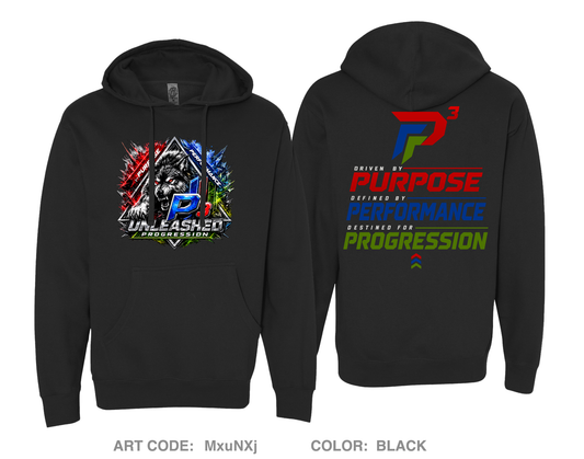 P3 Unleashed Comfort Unisex Hooded Sweatshirt - MxuNXj