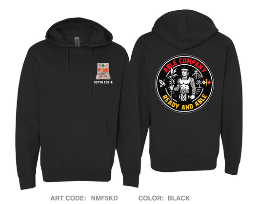 Able Company 307th ESB-E Comfort Unisex Hooded Sweatshirt - NMF5KD