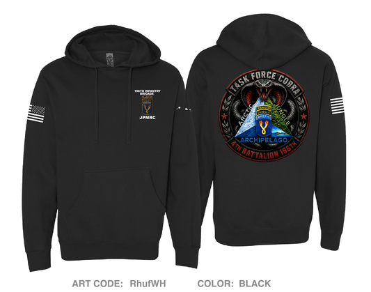 4TH BN 196th IN BDE Comfort Unisex Hooded Sweatshirt - RhufWH