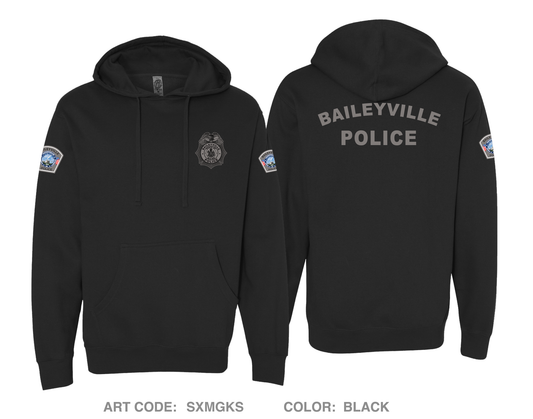 Baileyville Maine Police Department Comfort Unisex Hooded Sweatshirt - SXMGKS