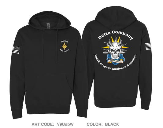 D. Co 104th BEB Comfort Unisex Hooded Sweatshirt - V9UdbW