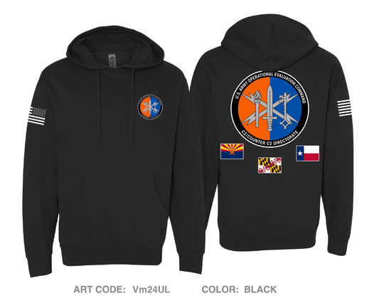 C2CC2 Directorate Comfort Unisex Hooded Sweatshirt - Vm24UL