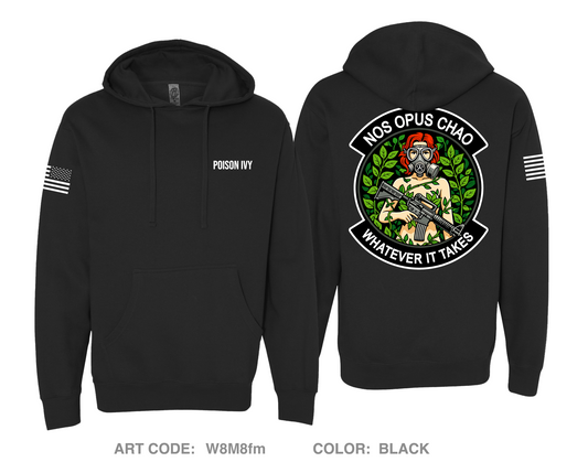 Poison Ivy Comfort Unisex Hooded Sweatshirt - W8M8fm