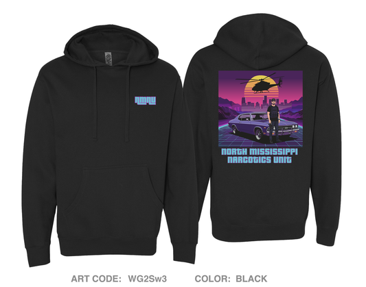 North Mississippi Narcotics Unit Comfort Unisex Hooded Sweatshirt - WG2Sw3