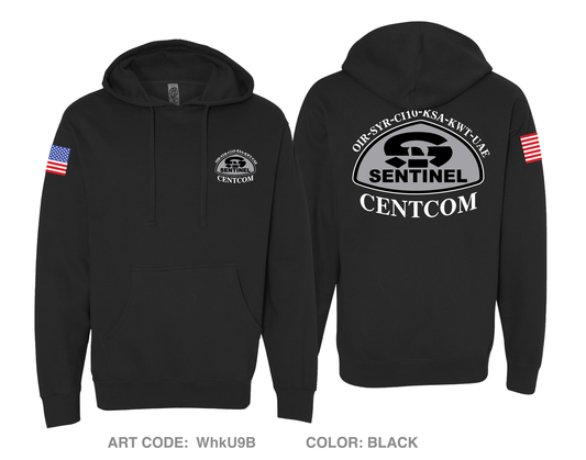 Centcom Sentinel Comfort Unisex Hooded Sweatshirt - WhkU9B