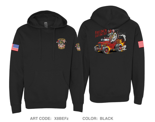 CRASH AND SALVAGE Comfort Unisex Hooded Sweatshirt - X8BEFz
