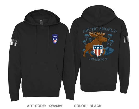 11TH ABD G1 Comfort Unisex Hooded Sweatshirt - XWe6bv