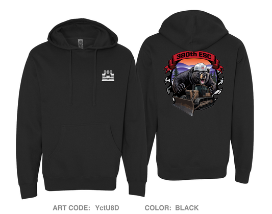 380TH ESC Comfort Unisex Hooded Sweatshirt - YctU8D