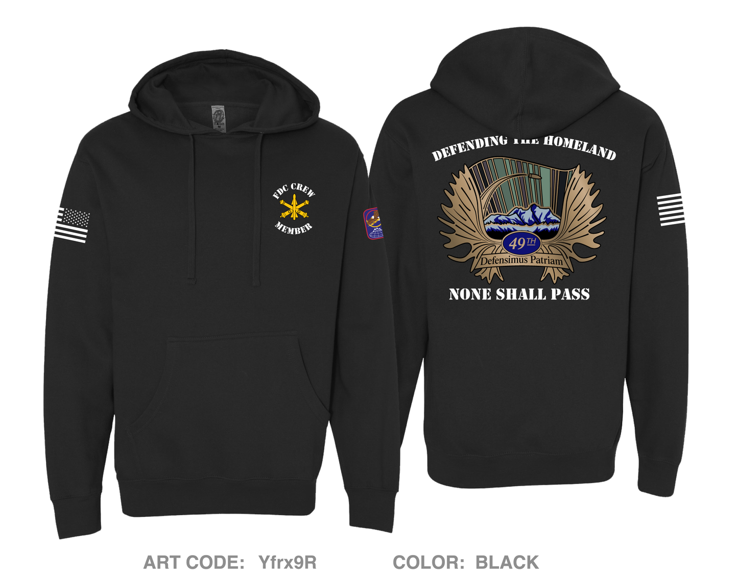 49th Missile Defense Battalion Comfort Unisex Hooded Sweatshirt - Yfrx9R