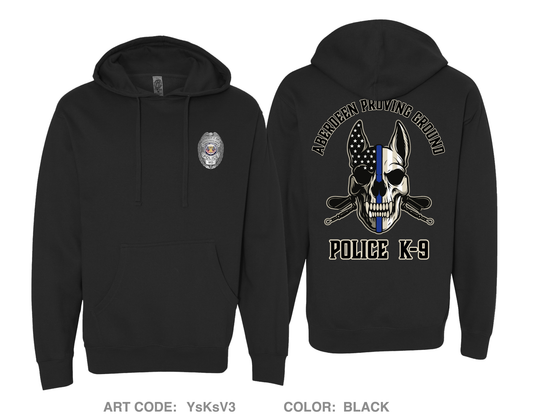 Aberdeen Proving Ground Police Department Comfort Unisex Hooded Sweatshirt - YsKsV3