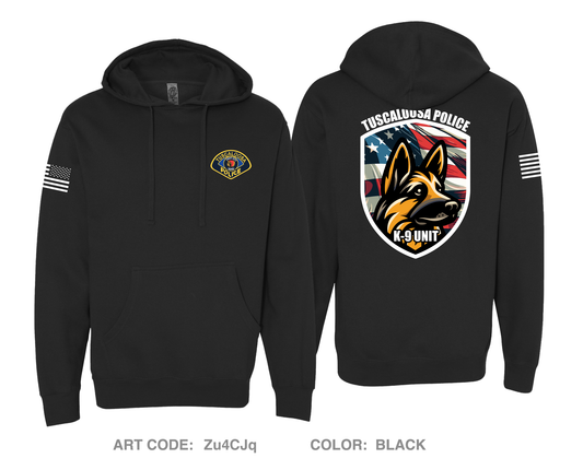 Tuscaloosa Police K-9 unit Comfort Unisex Hooded Sweatshirt - Zu4CJq