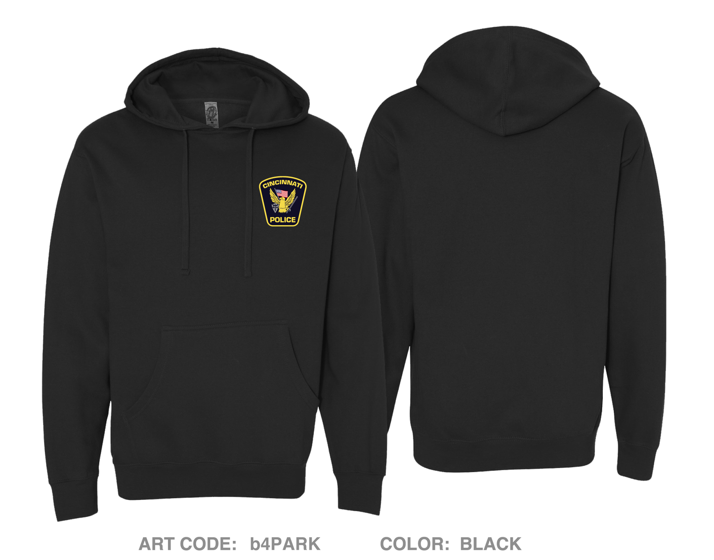 Cincinnati Police Department Store 1 Comfort Unisex Hooded Sweatshirt - b4PARK