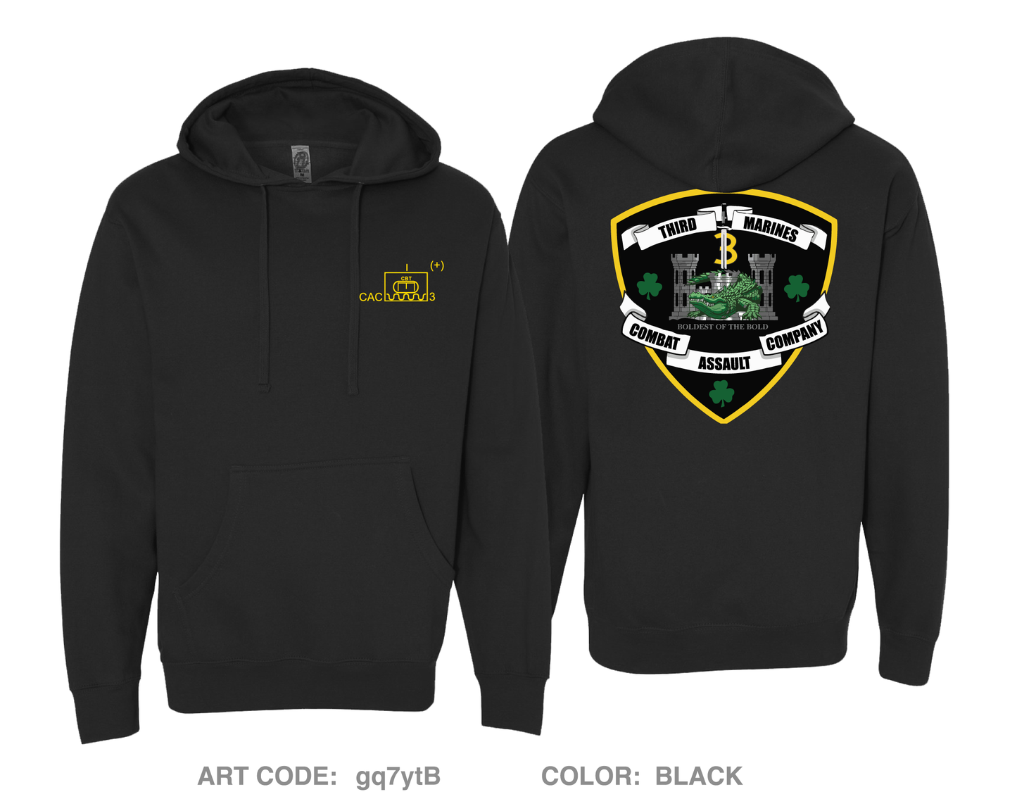 Combat Assault Company Comfort Unisex Hooded Sweatshirt - gq7ytB