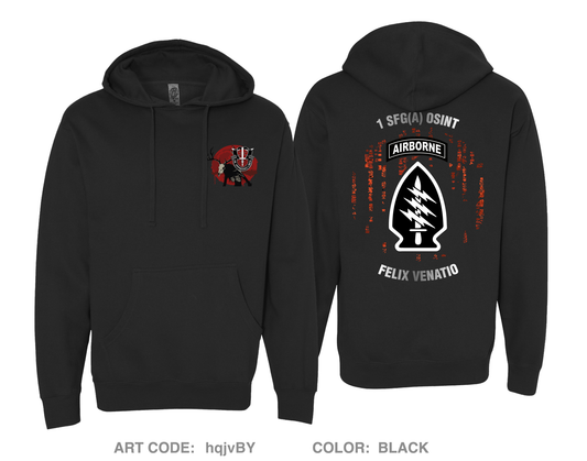 1 SFG(A) Comfort Unisex Hooded Sweatshirt - hqjvBY