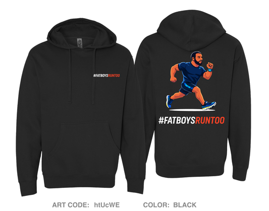 ##fatboysruntoo Comfort Unisex Hooded Sweatshirt - htUcWE